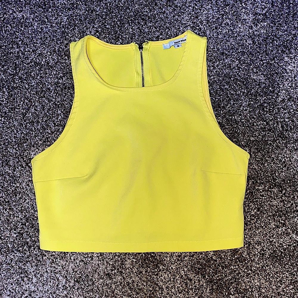 Yellow tank top